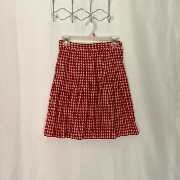 Vintage red thermal blazer with matching skirt - Picture 4 of 9